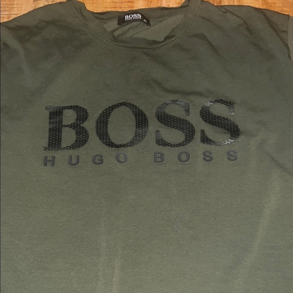 Hugo Boss Green Short Sleeve Tee - Picture 2 of 4